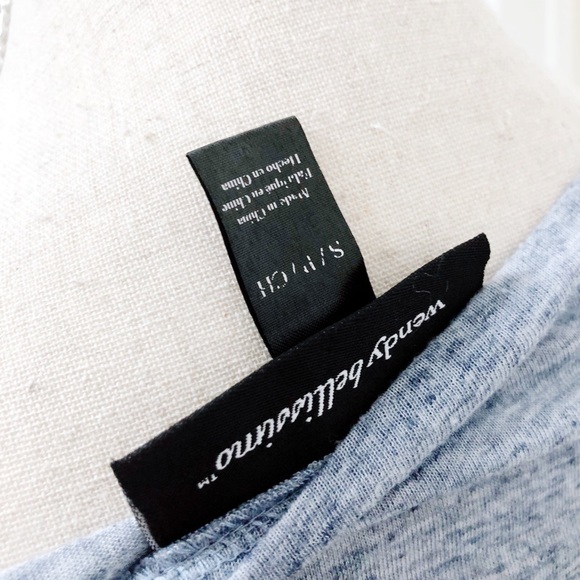 🤰🏻 Blue Fringy Maternity Top - Picture 3 of 3